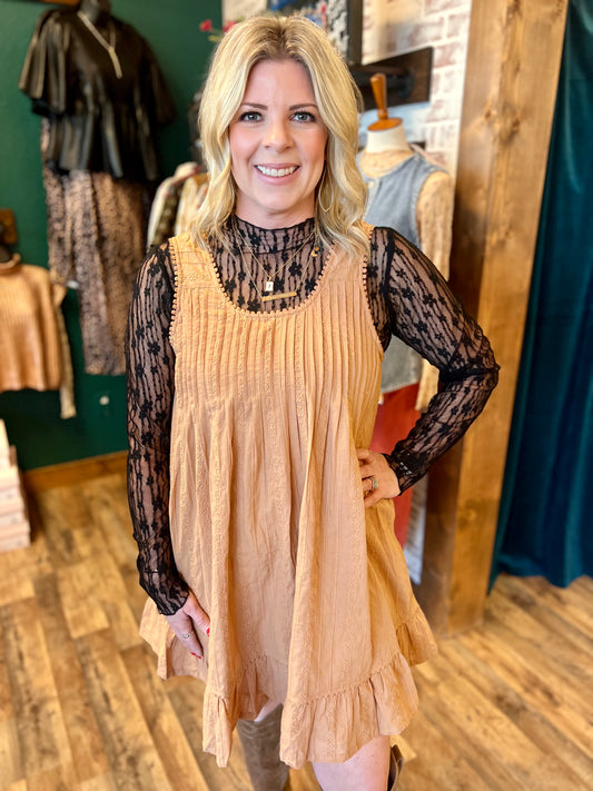 Clay Embroidered Jumper