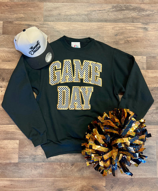 Checkered Game Day Sweatshirt