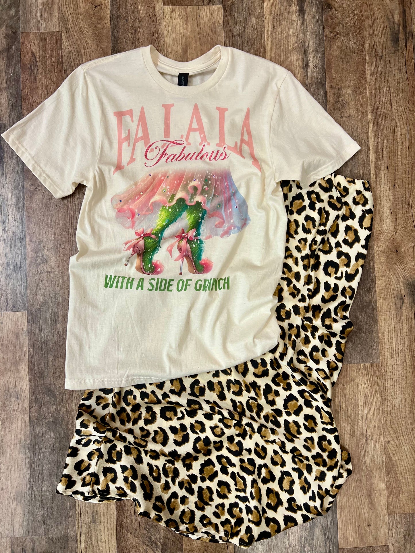Fabulous Grinch Bling Tee