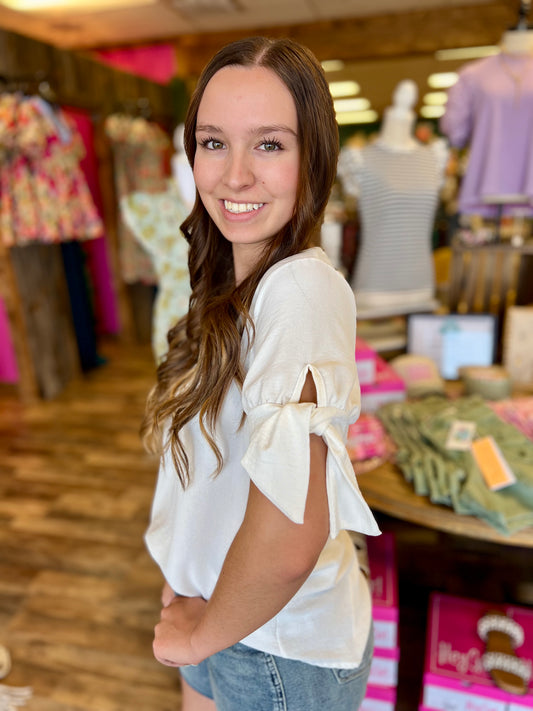 Side Tie Basic Top