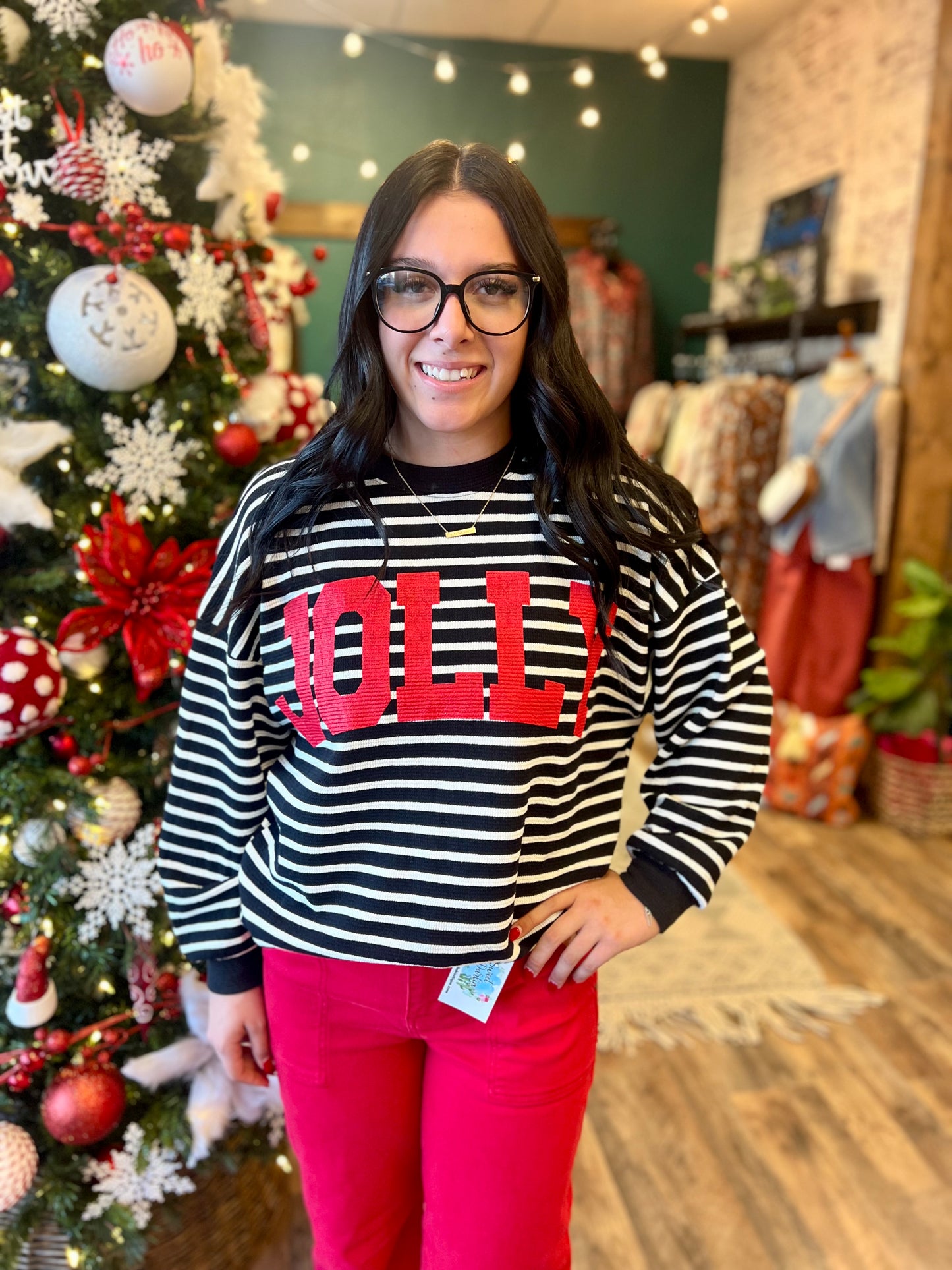 Jolly Striped Sweater