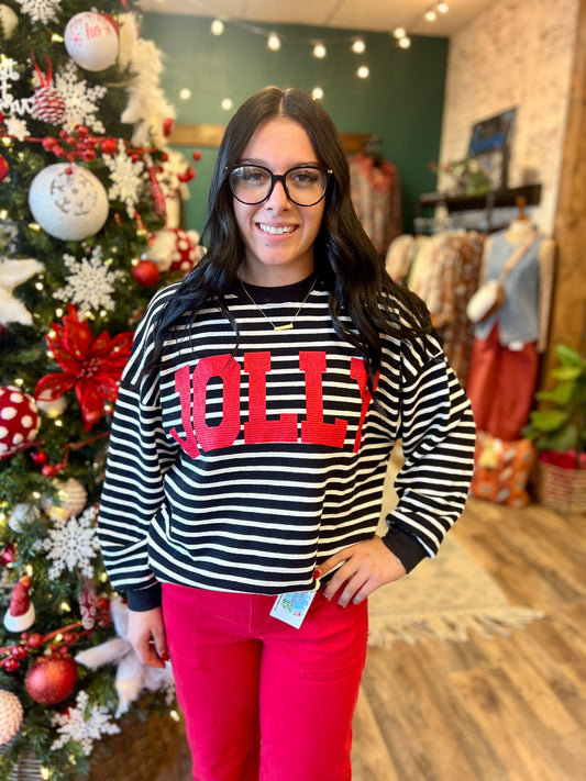 Jolly Striped Sweater