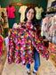 Floral Mock Neck Top