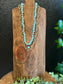 Mint Wood Bead & Chain Necklace