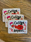 Coffee, Teach, Repeat Coin Purse