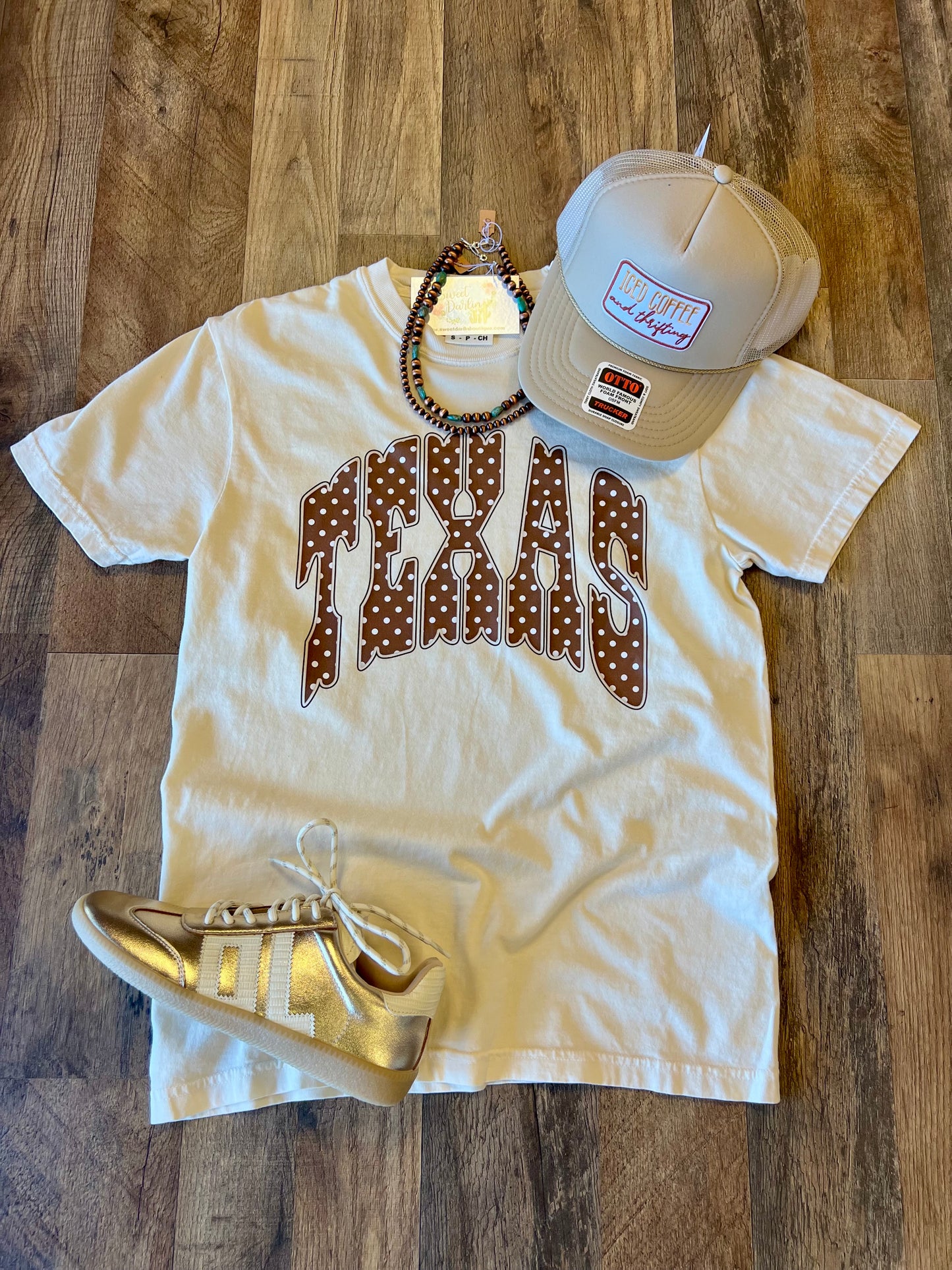 Polka Dot Texas Tee