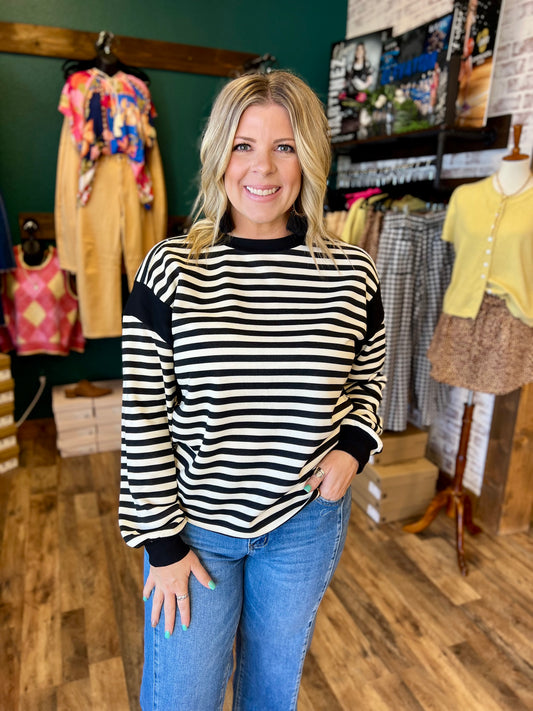 Stripe Sweatshirt