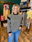 Stripe Sweatshirt