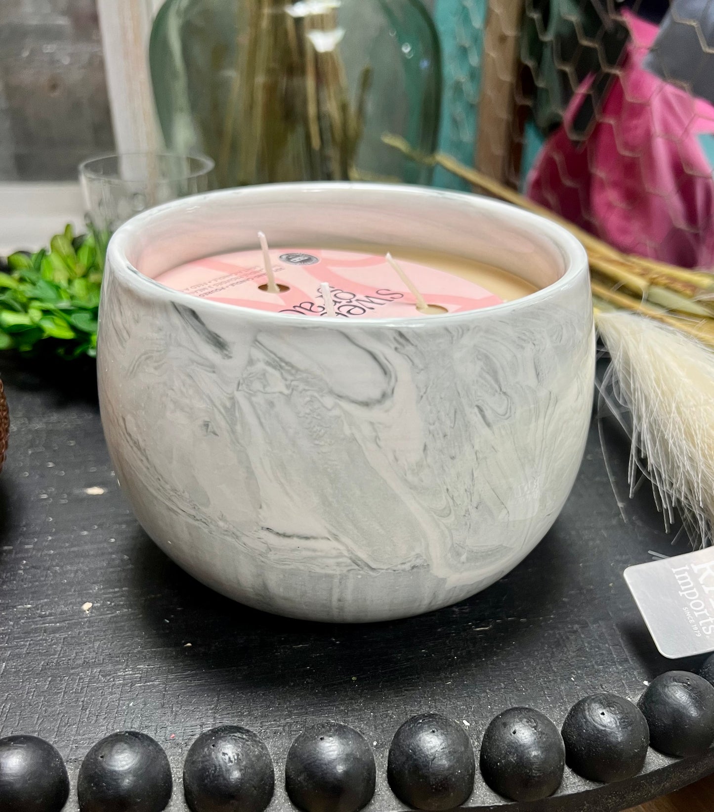 Sweet Grace Marble Candle