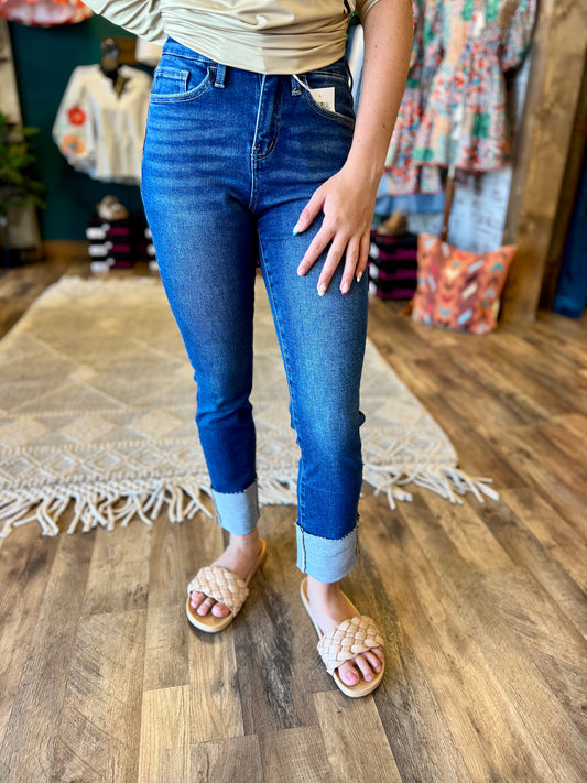 High Rise Slim Straight