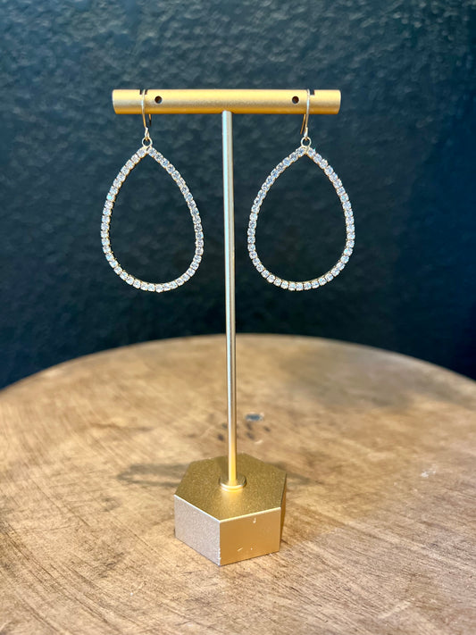 Teardrop Diamond Earring