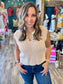 Slouchy Cropped Sleeveless Sweater