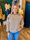 Stripe Sweatshirt