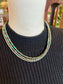Triple Strand Turquoise & Pearl Necklace