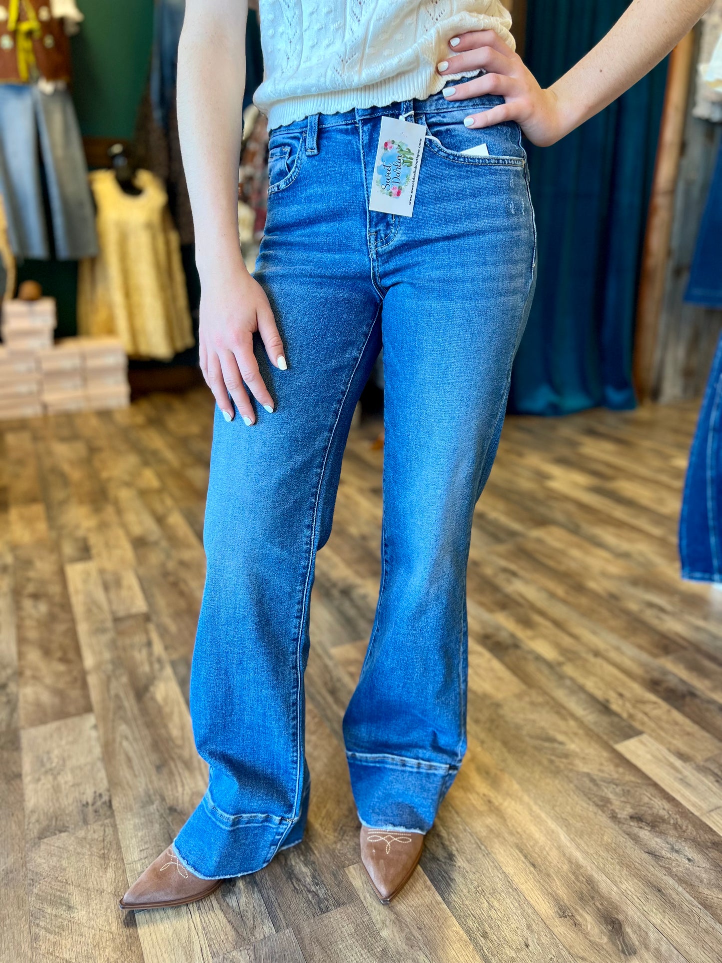 Lovervet High Rise Vintage Flare Trouser