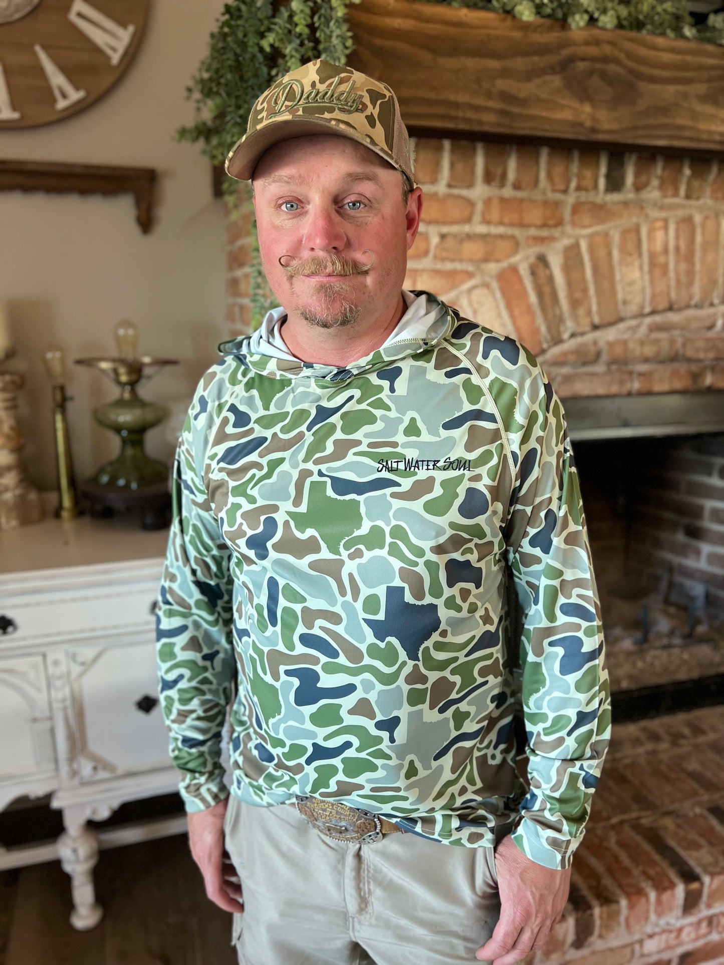 Texas Sand Camo Hooded Performance Shirt