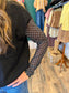 Polka Dot Sheer Top