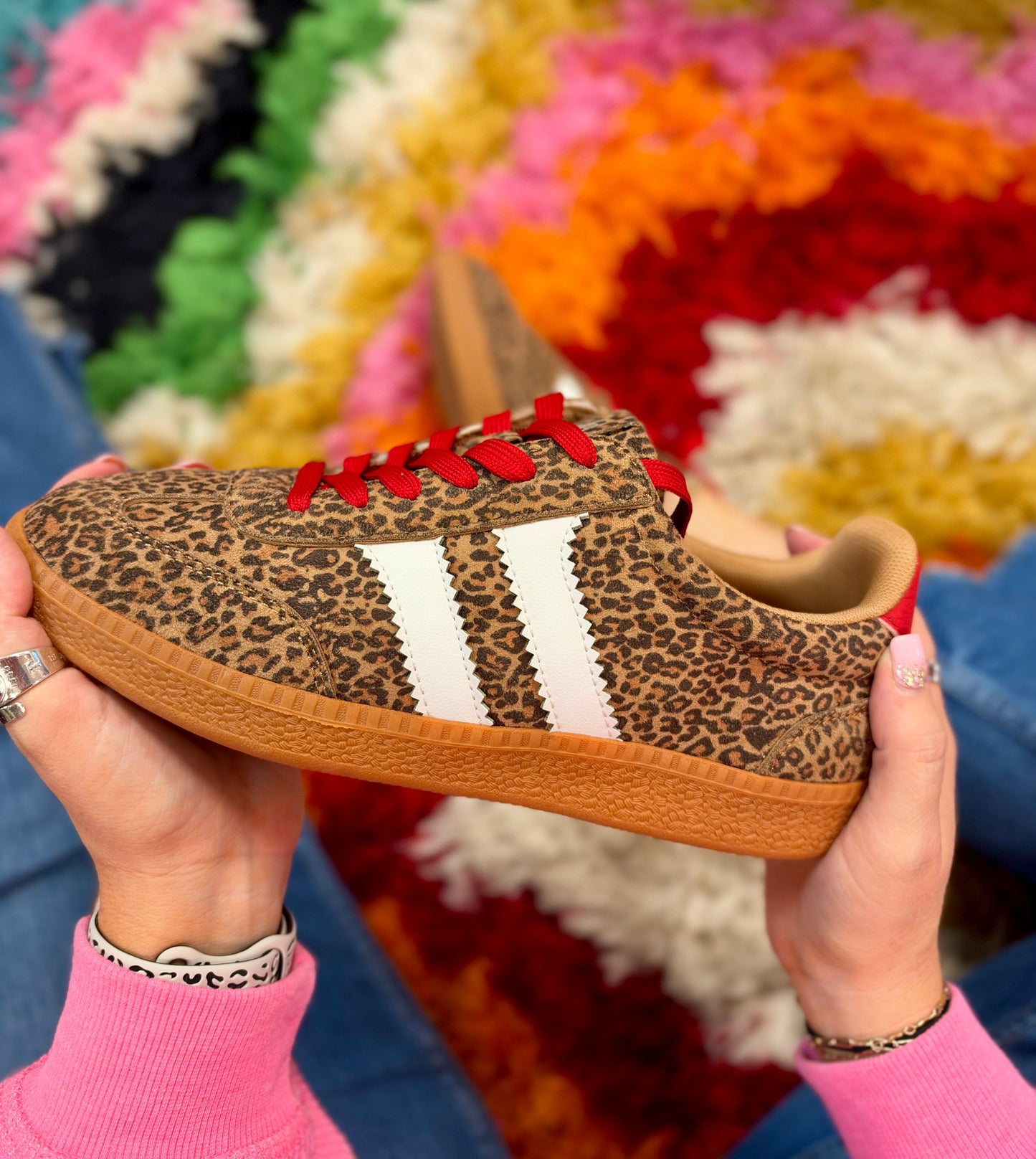 Heads Up Leopard Sneaker