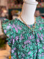 Jade Floral Mix Hi-Lo Dress