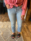 Mid Rise Slim Straight Jean