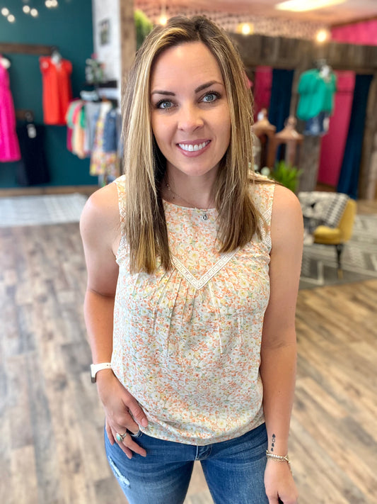 Pastel Floral Tank