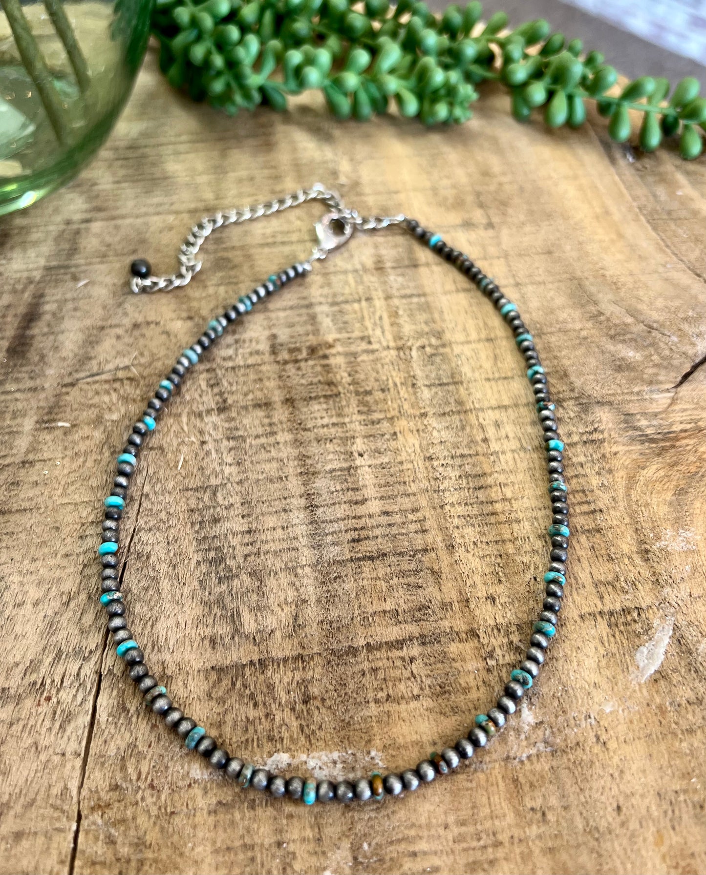 Single Strand Navajo/Turquoise