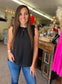 Sleeveless Frilly Top