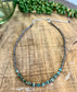 Square Turquoise Navajo Necklace
