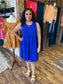 Royal Tiered Ruffle Dress