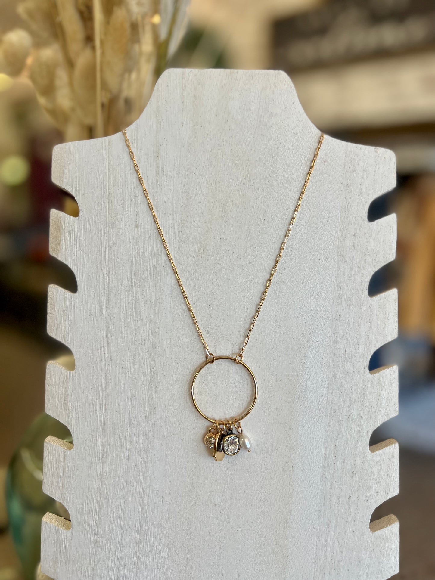 Ring of Charms Necklace