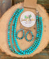 Turquoise Triple Stack Necklace